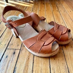 Lotta from Stockholm High Heel Peep Toe Clogs